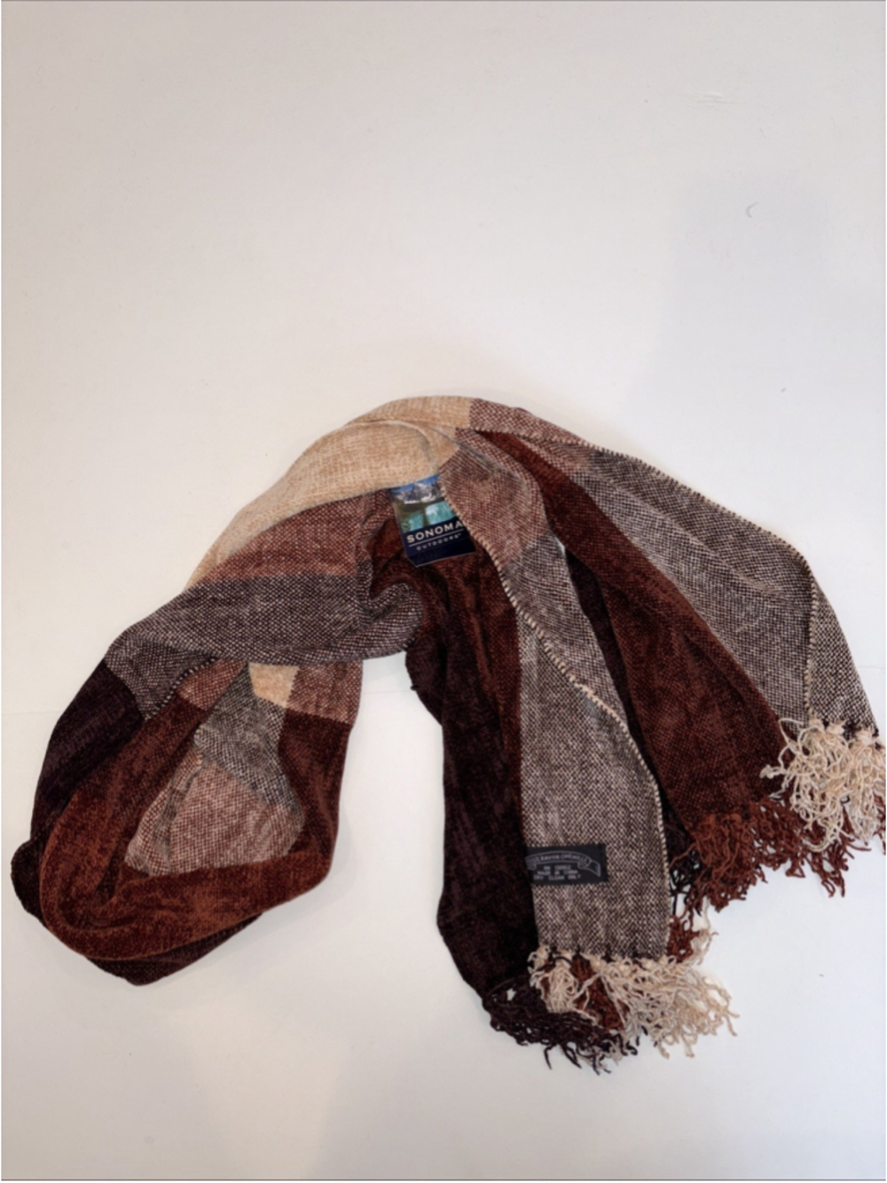 Blended Brown Scarf-56” X 9”-Christmas Holiday Gift-Sonoma
